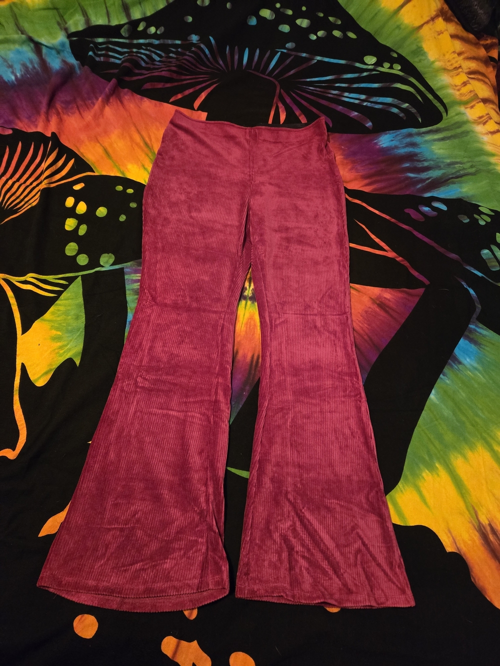 NOBO Corduroy Burgundy Flare Pants